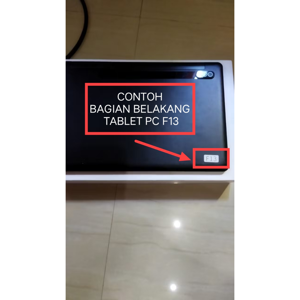Layar sentuh (BUKAN LCD) toskrin tablet pc F13 / PB-F13D / PB-F13 original