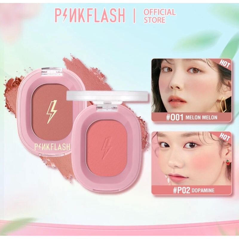 PINK FLASH BLUSH ON