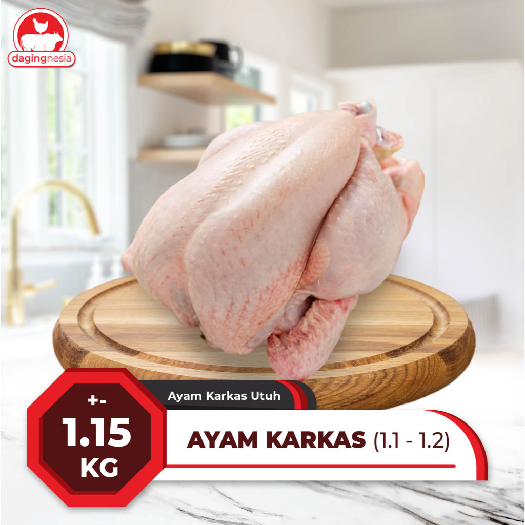 

Ayam Karkas Broiler Size 1.1 - 1.2 Premium Quality - 1 ekor