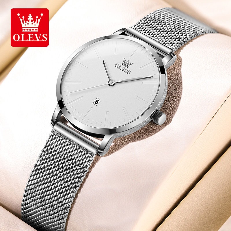 OLEVS Jam Tangan Wanita Original Anti Air Kekinian Jam Tangan Anak Perempuan Analog Watches Women