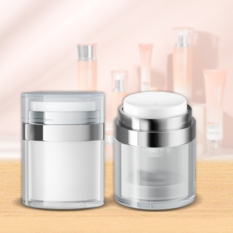 100ml Pot Jar Pump Airless Pot Jar Airless Pot Jar Vakum Botol Krim Vakum Acrylic Airless Pump Jar