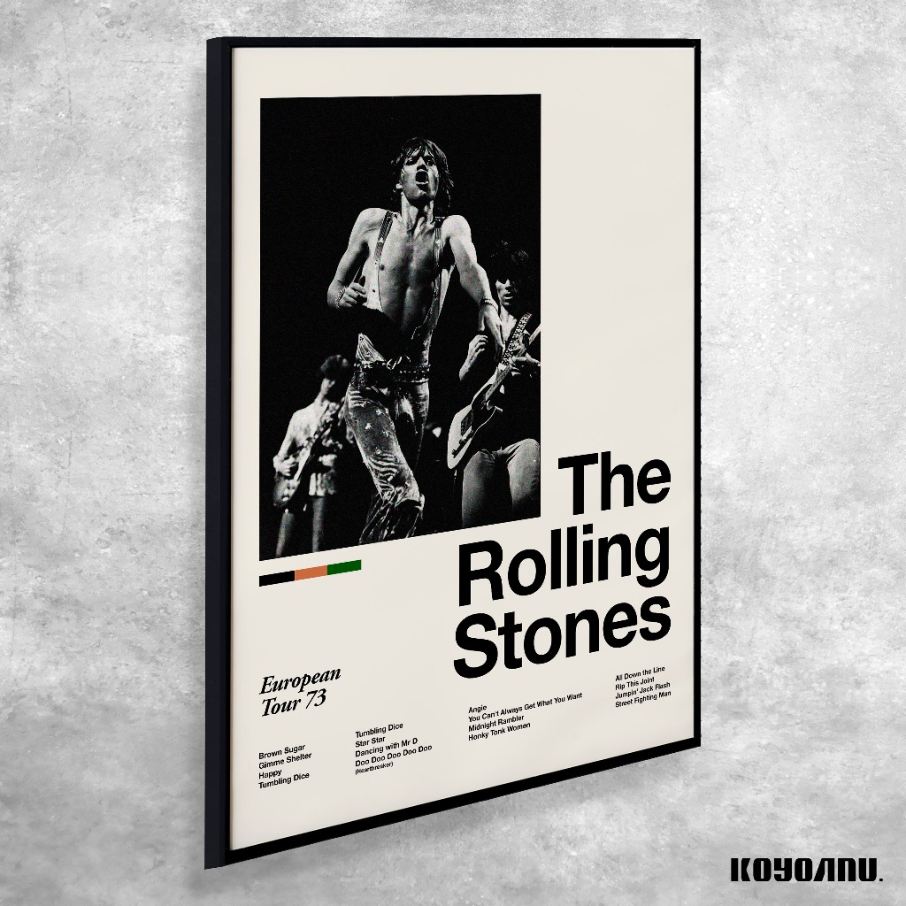 Poster Frame The Rolling Stones - Live | Poster Frameblock
