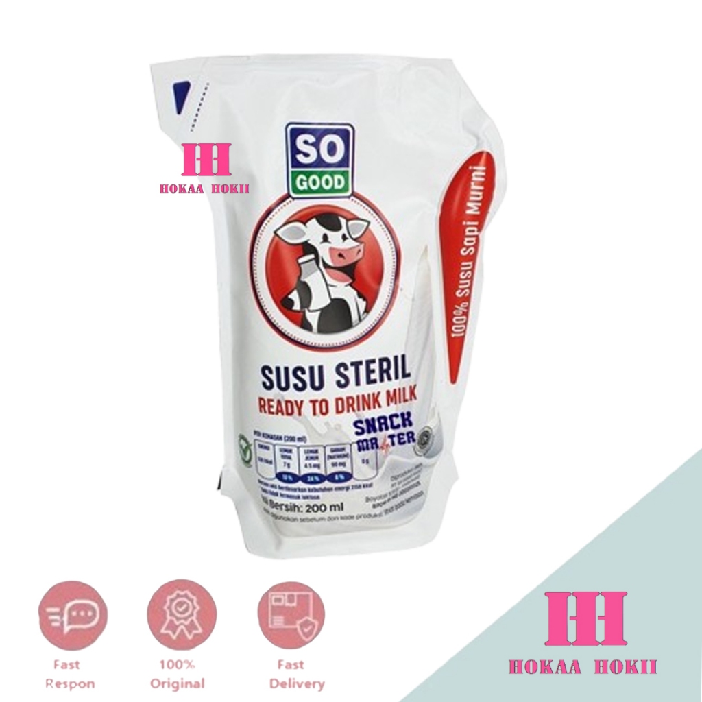 

So Good Susu Steril Pouch 200ml