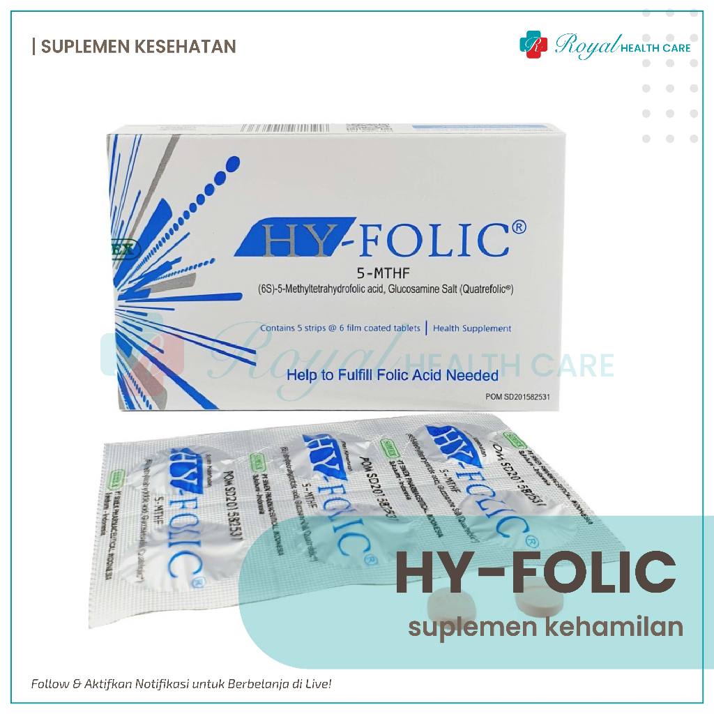 HY-FOLIC  Membantu Memenuhi Kebutuhan Asam Folat
