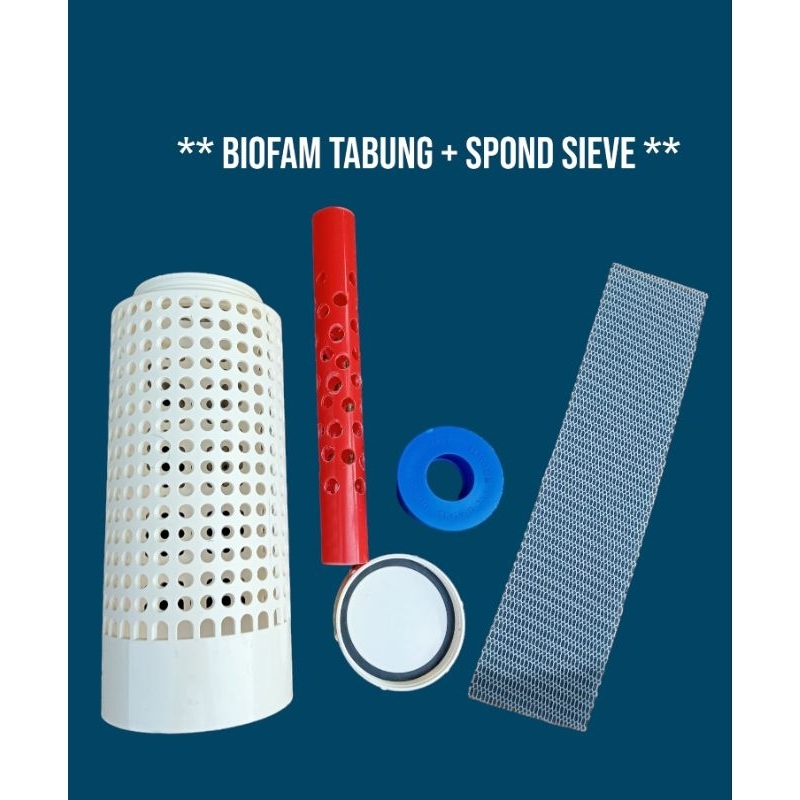 Biofam tabung + Spond sieve filter | Filter aquarium