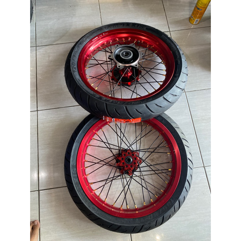 roda supermoto crf fullbaru ban maxxis