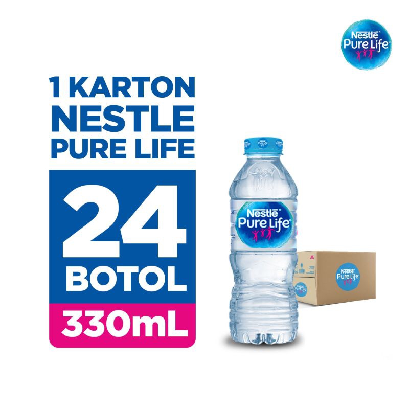 

Nestle Pure Life Air Mineral 330ml 1 dus isi 24pcs