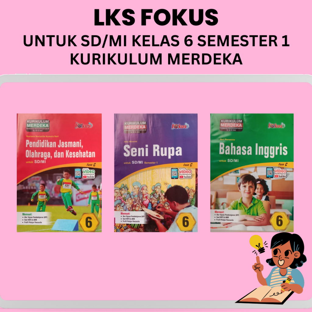 LKS Fokus untuk SD/MI Kelas 6 Semester 1 Kurikulum Merdeka