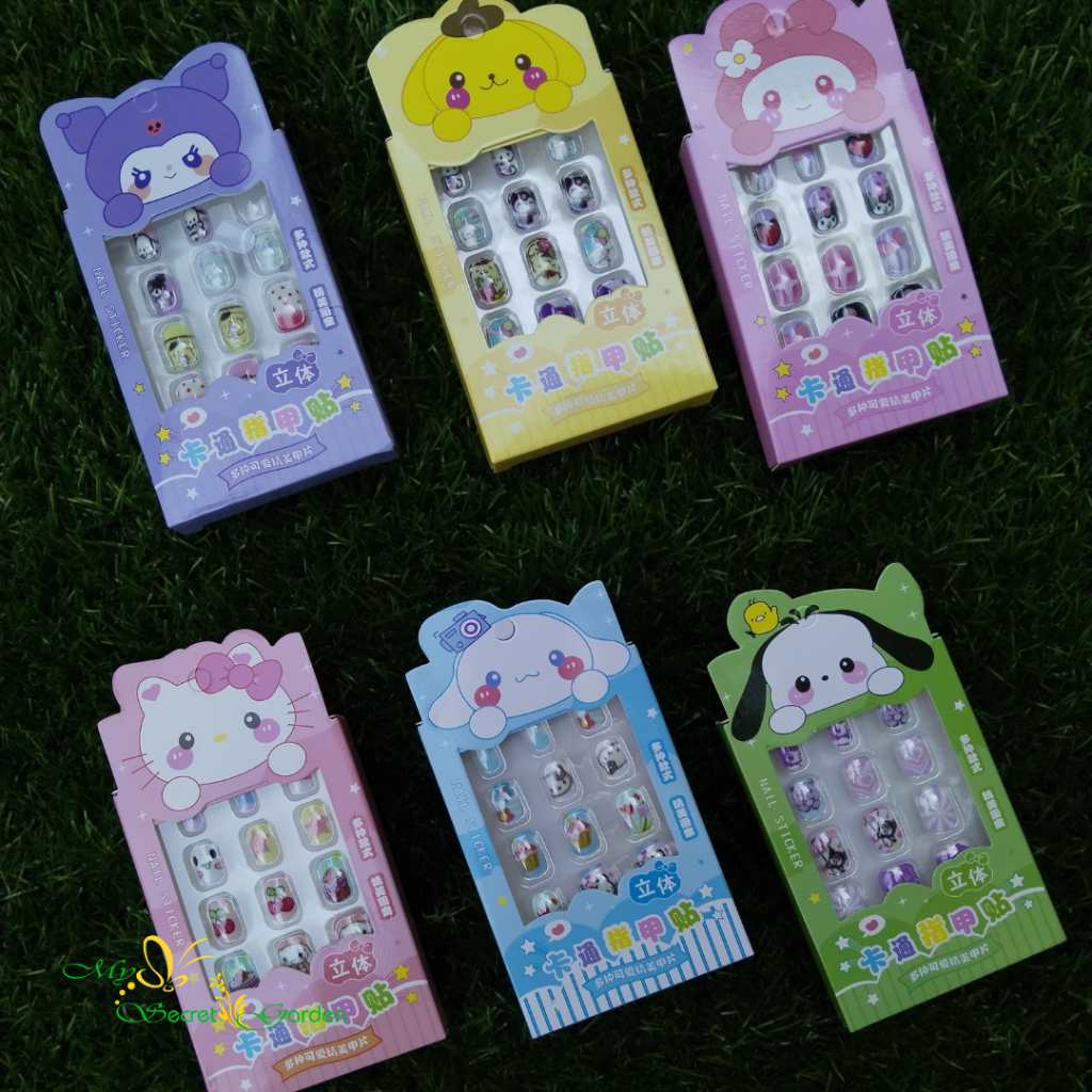 Nail art anak/kuku lucu/Kuku palsu anak kuku palsu lucu karakter 0173 [TERMURAH]