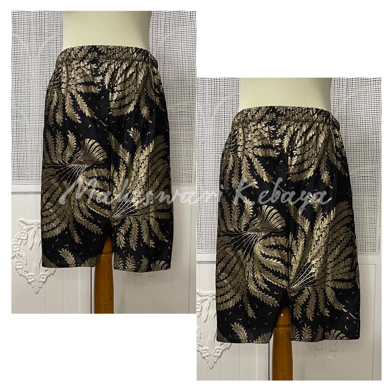 Rok Span Batik Padi Pendek