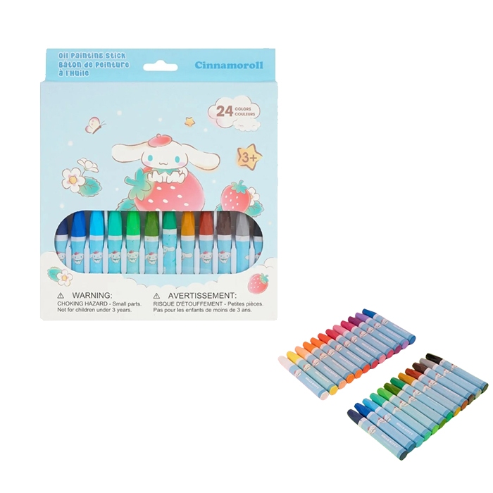 

MINISO x SANRIO Crayon Oil Painting Stick Set CINNAMOROLL