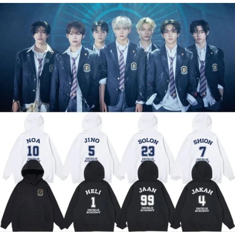 HOODIE ENHYPEN EN DECELIS ACADEMY NOA JINO HELI SHION SOLON JAAH JAKAH JAY JAKE SUNGHOON SUNOO HEESE