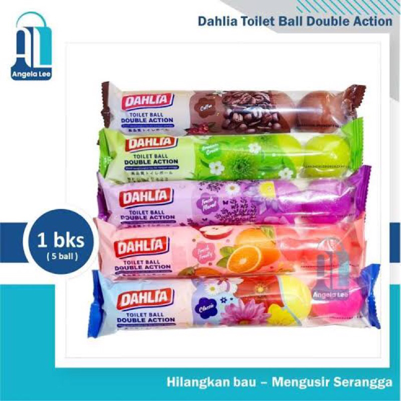 Dahlia Toilet Ball/Kamper Bulat kotak