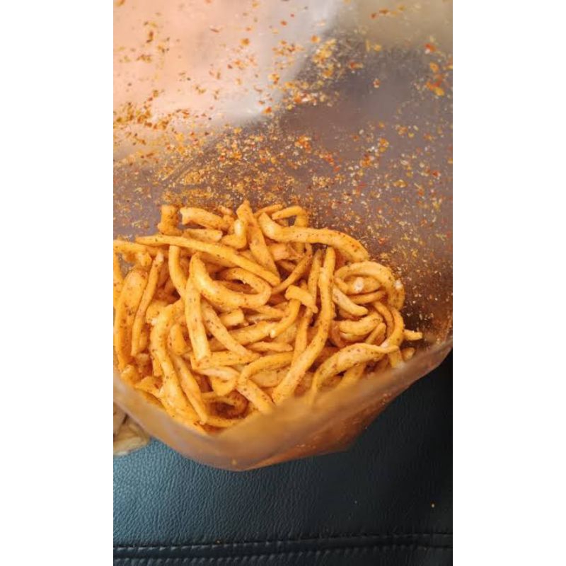 

Sistik Pedas / Mie Pedas renyah gurih kemasan 250gr