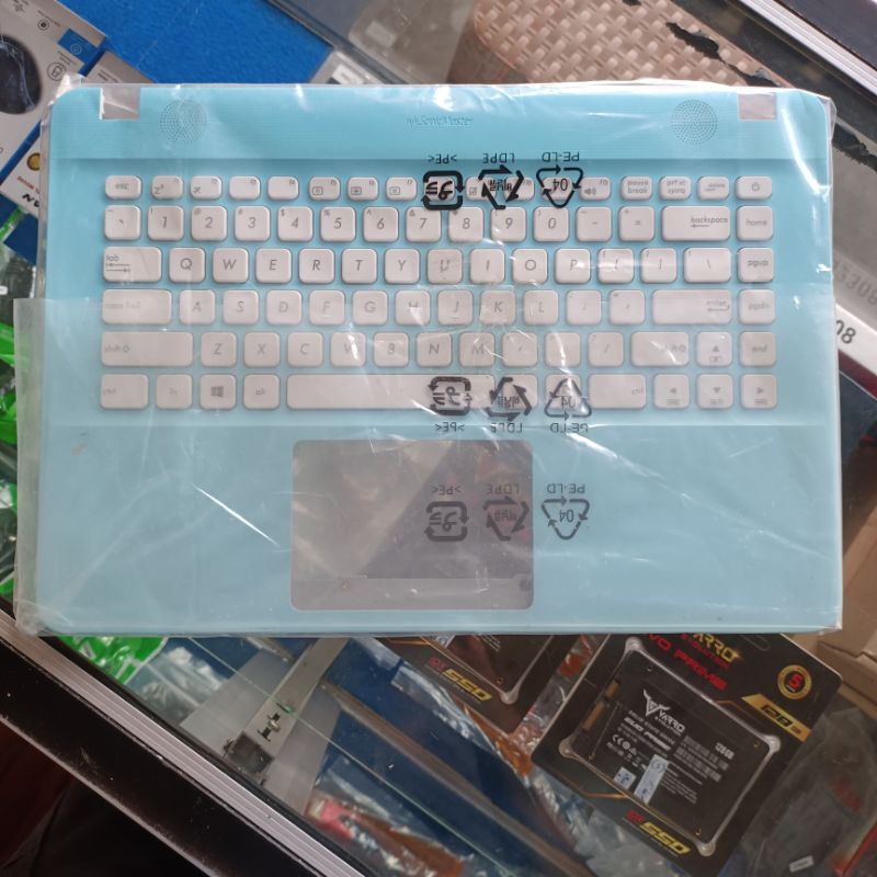 Frame Keyboard Laptop Asus X441U Original