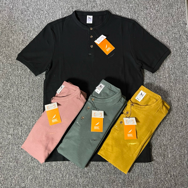 T-Shirt Polos Kerah Shanghai | Kaos Polo Shanghai Pria | Atasan Pria Dewasa Lengan Pendek