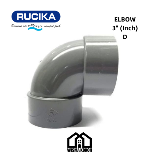 RUCIKA KENI / ELBOW PVC 3" (Inch) D