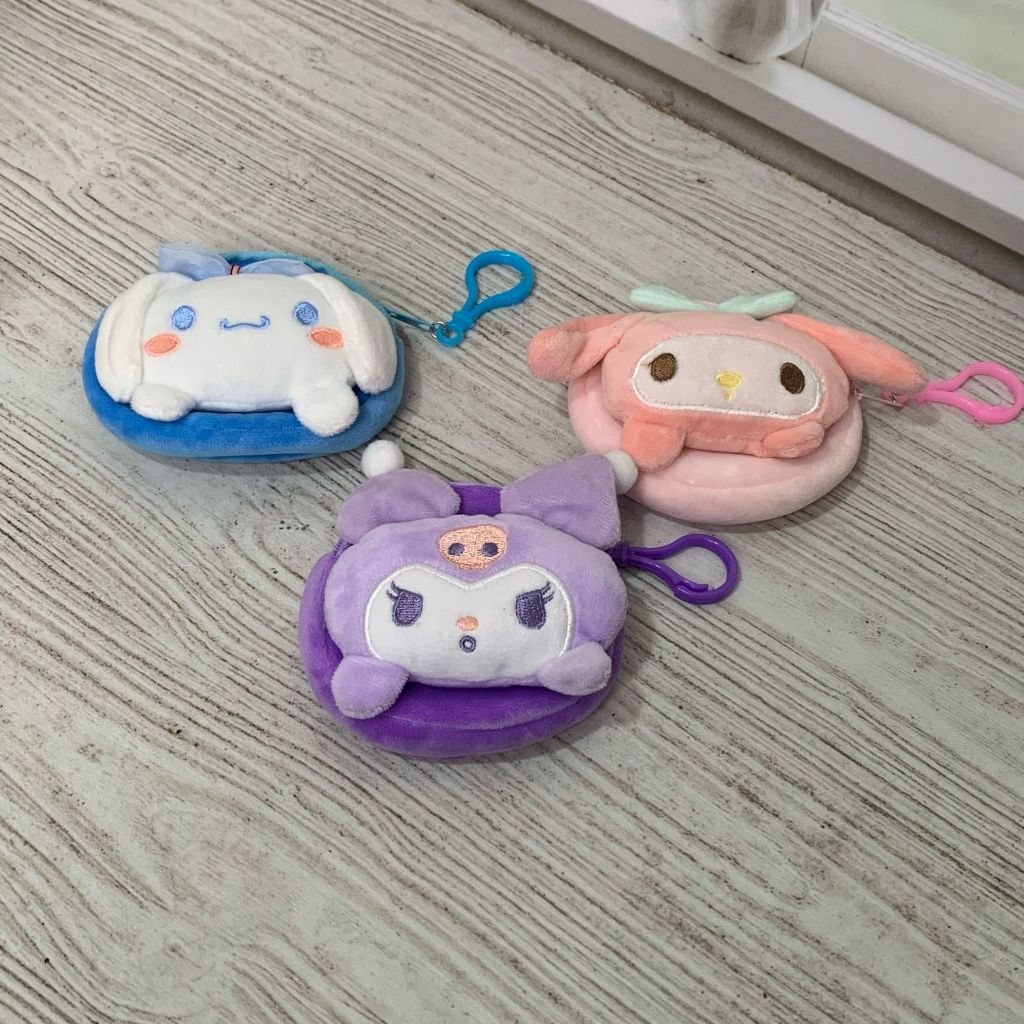 

POUCH KOIN KAIN BONEKA SANRIO 3D tempat pensil pouch temurah lucu imut unik bisa COD paling oke keperluan sekolah anak import