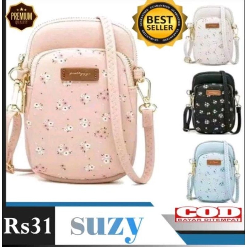 Tas SUZY - TAS HP MINI / TAS WANITA / TAS DOMPET