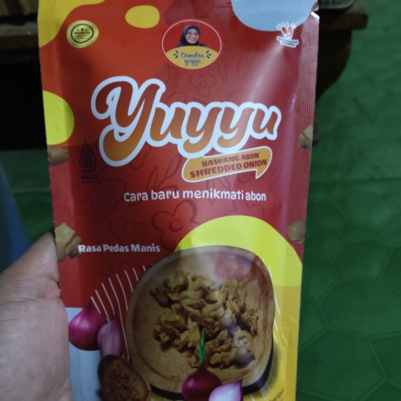 

KUE BAWANG ABON PEDAS MANIS HALAL