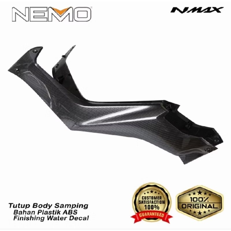 Tutup Body Samping Deltabox Nmax Old Carbon Nemo