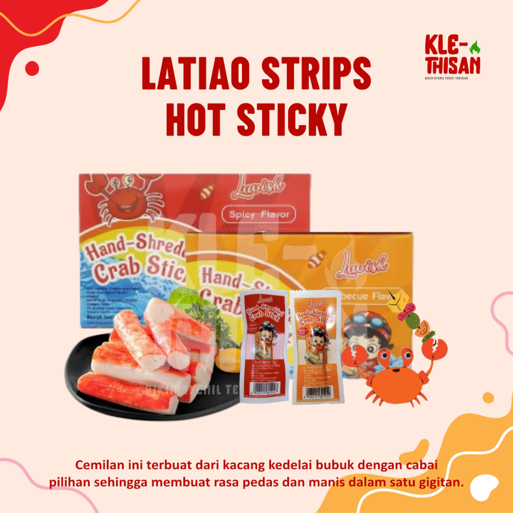 

Crab Stick Mini Snack China Cemilan 15g