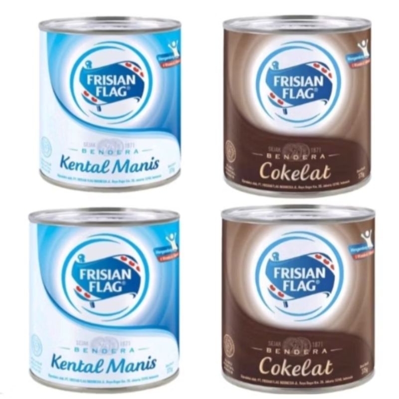 

Susu kental manis Frisian flag putih/cokelat