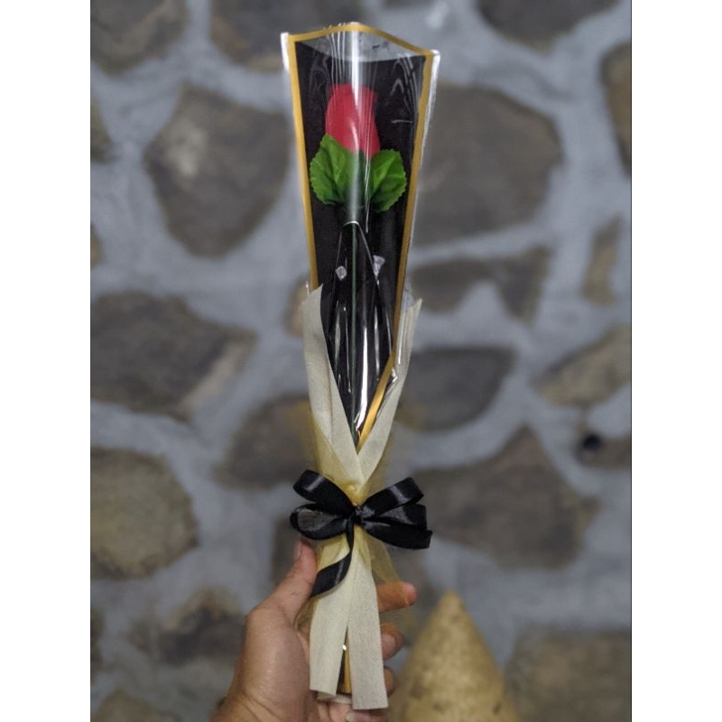 Buket mawar 1 tangkai murah