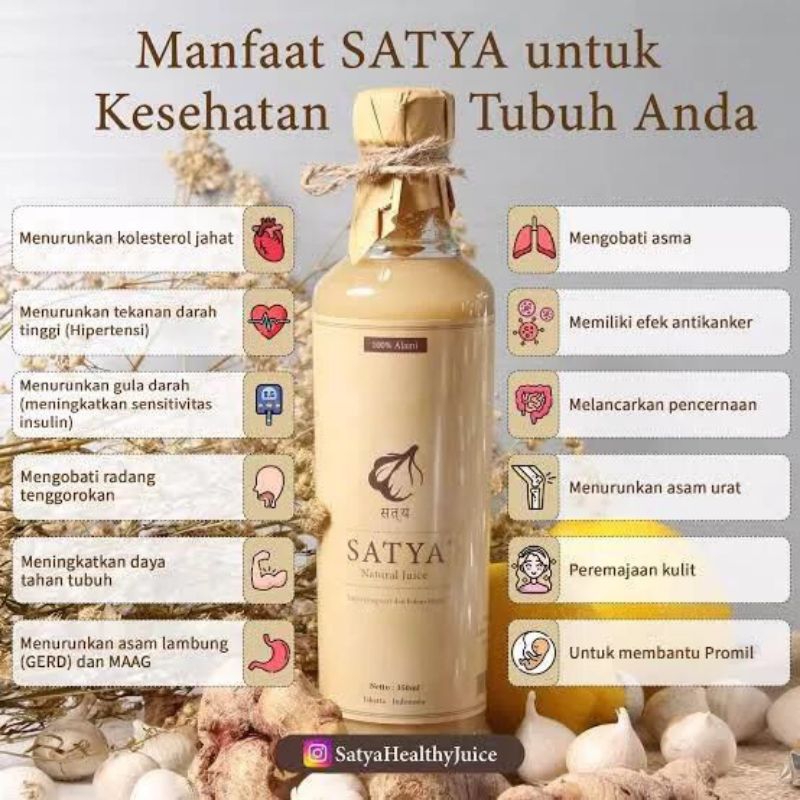 

PROMO SPECIAL Satya Jus Bawang Herbal Kesehatan Alami BPOM