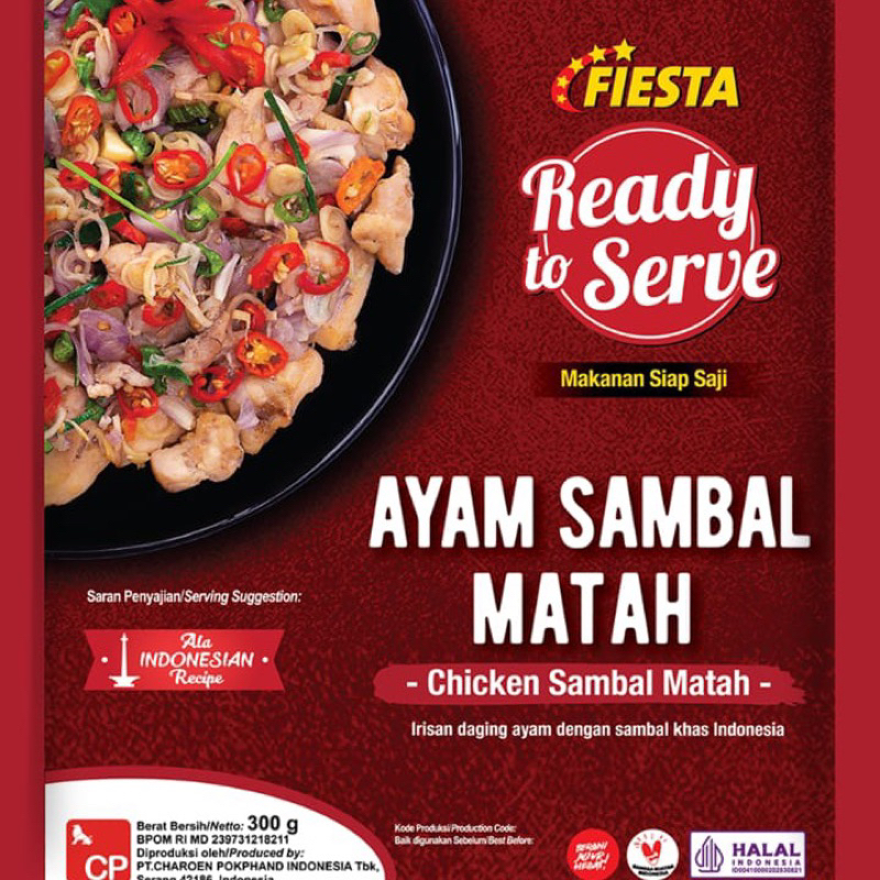 

Fiesta ready to serve Ayam sambal Matah