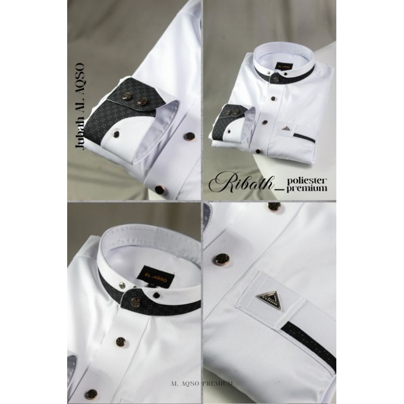 jubah al aqso slimfit lengan manset/ gamis al aqso/ gamis pria/ gamis viral/ jubah al haromain