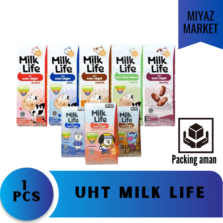 

❤MIYAZMARKET❤ UHT Milk Life / Milk Life UHT / Susu UHT