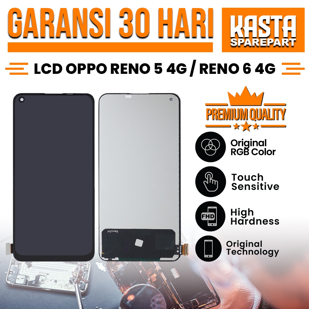 【LCD ORIGINAL】LCD FULLSET OPPO RENO 5 4G / RENO 6 4G LCD TOUCHSCREEN KUALITAS ORI 100%