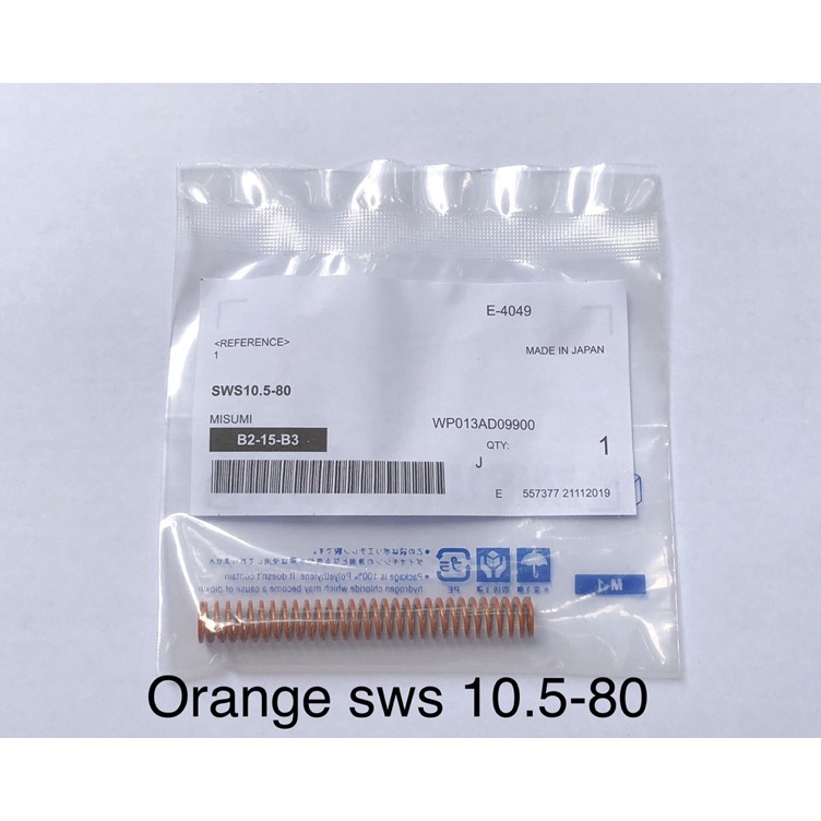 Baru Aman  Per Misumi Orange original japan untuk per hammer pcp  Per Mizumi