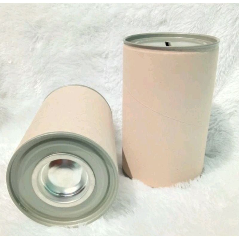 celengan polos  kaleng uk14x8.5 cm bisa buka tutup pcs