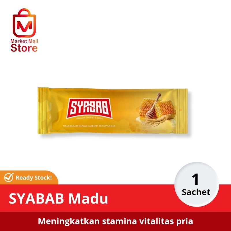 

Madu Syabab Minuman Serbuk Ginseng & Madu by El Ajmala - Suplemen Stamina Pria - 1 Sachet