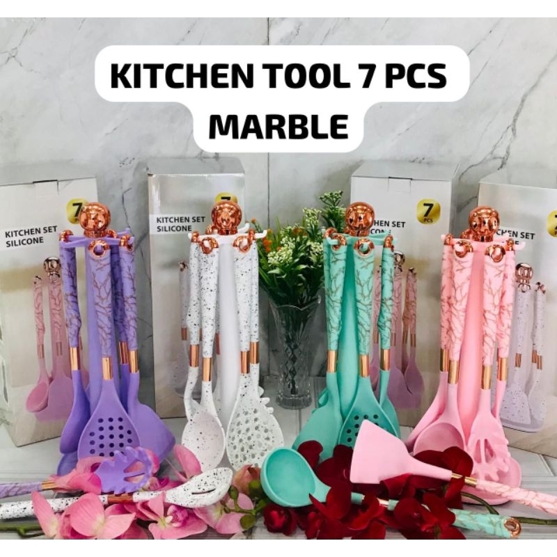 SET SPATULA GANTUNG MARBEL