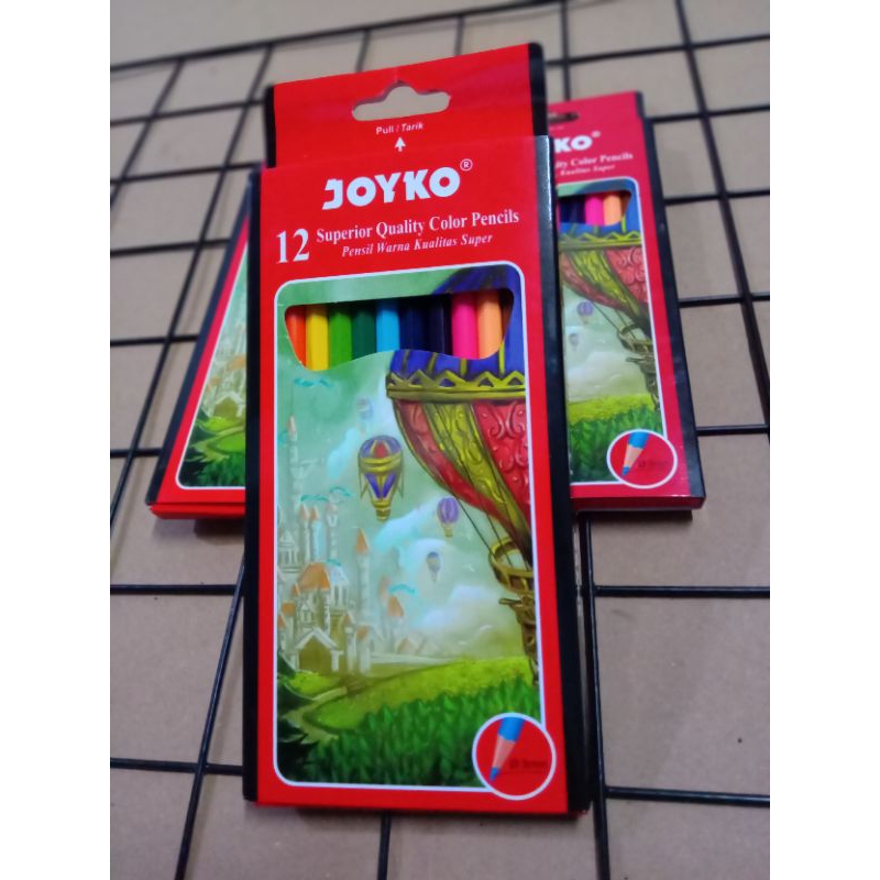 

pensil warna joyko 12 superior quality color pensil terlaris best seller murah