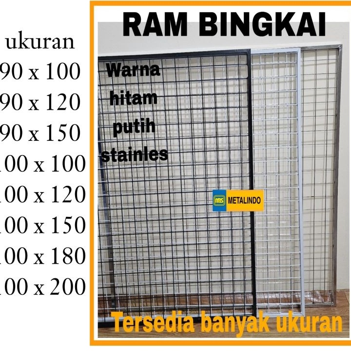 HJ6 Ram kawat jaring kawat besi wiremesh gantungan kawat ram accesories