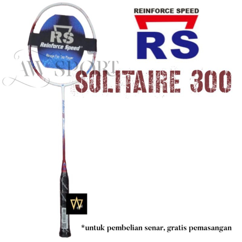 Raket Badminton RS SOLITAIRE 300 SLT-I / Raket Bulutangkis Original