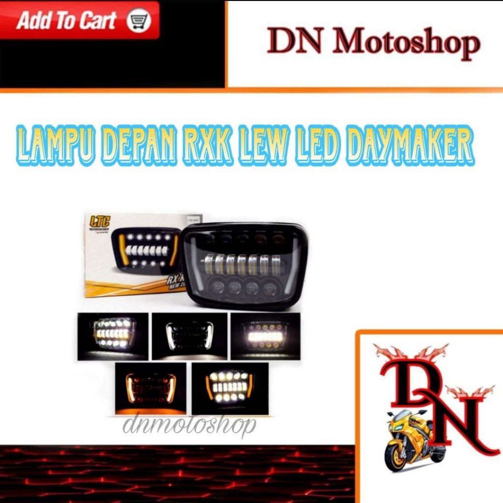 Lampu Depan Rx-King Led New
