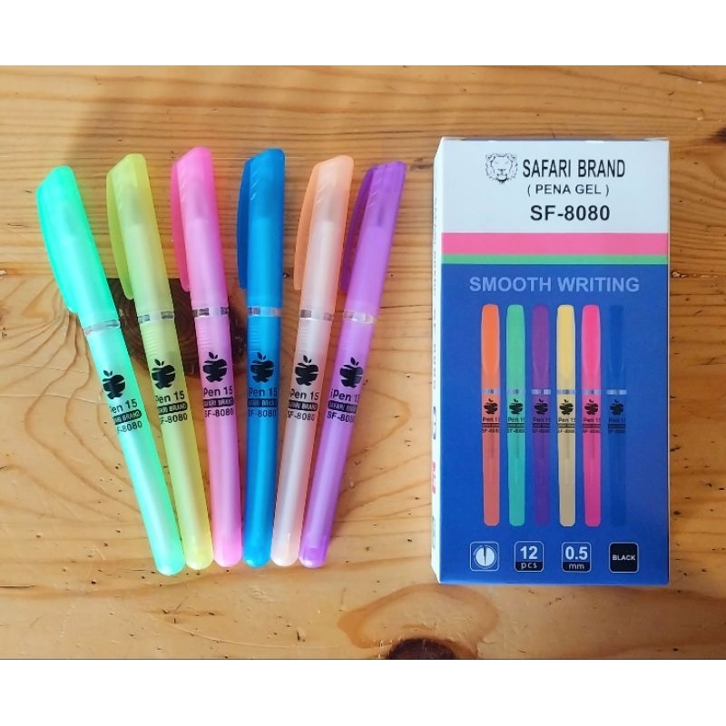 

BOLPEN GEL APLE iPEN X SAFARI 0.5MM / ISI 12 PCS