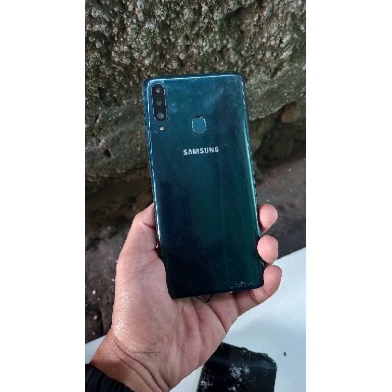 samsung a20s matot lcd pecah