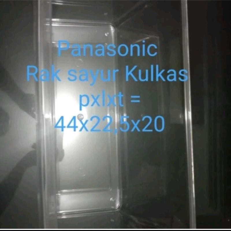 Rak Sayur dan Buah Kulkas Panasonic 2 pintu