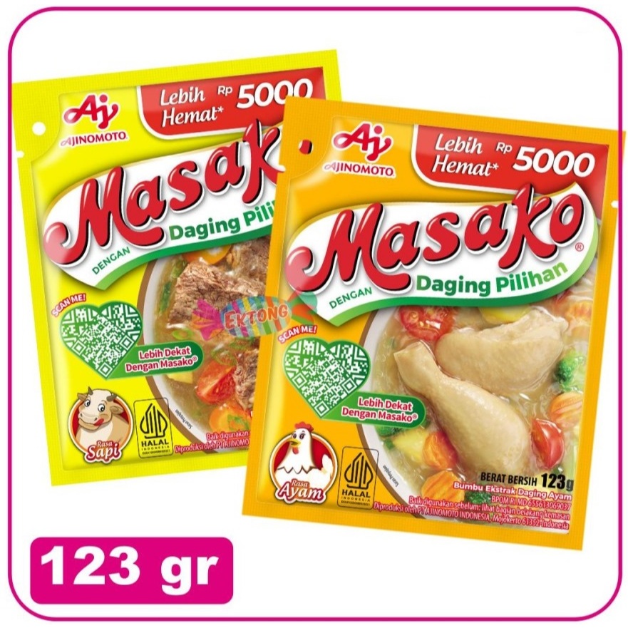 

MASAKO KALDU AYAM / SAPI 123 GR BUMBU INSTANT PENYEDAP RASA