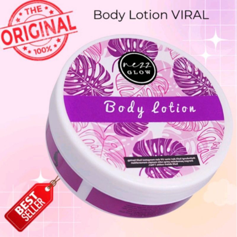 (COD) Nezzmg Body Lotion Whitening 250gr/ Lotion Pemutih Badan/ Hb Pemutih/ Glow Up