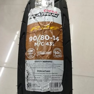 CORSA R26 90/80-14 BAN LUAR MATIC RING 14 TUBLESS CORSA PLATINUM R26