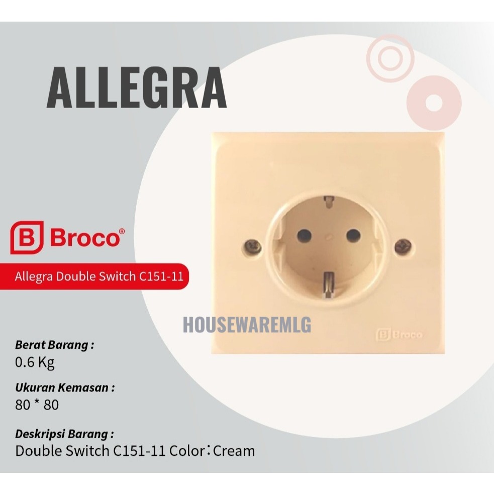 IB Stop Kontak Broco Allegra