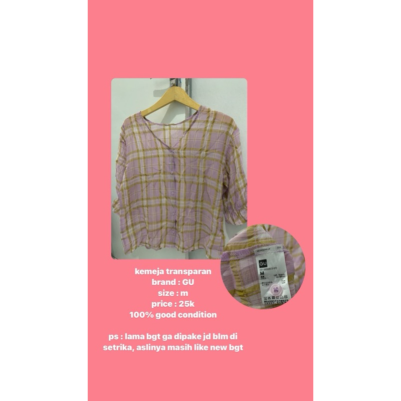 kemeja GU