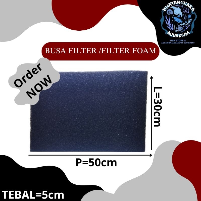 BUSA HITAM BIOFIL MEDIA FILTER AQUARIUM/KOLAM (JUMBO)